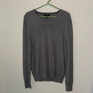 Banana Republic Charcoal V-Neck Sweater